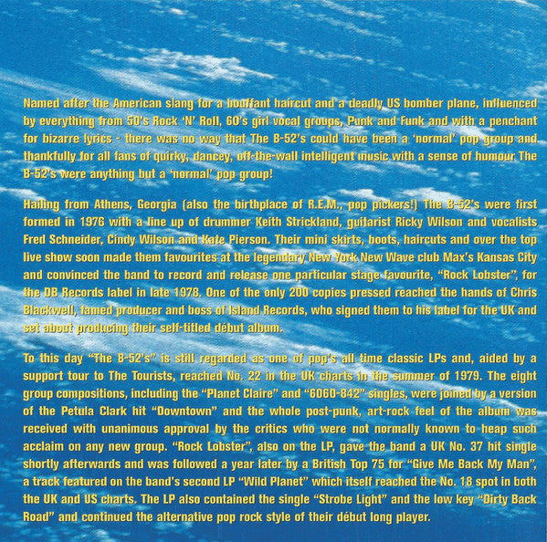 The B-52's : Planet Claire (CD, Comp, RE)