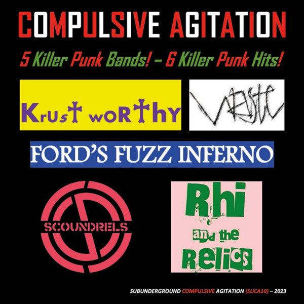 Various : Compulsive Agitation - E.P.  (7", EP, Comp)