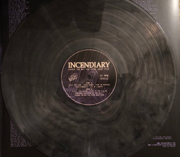 Incendiary (3) : Change The Way You Think About Pain (12", Album, Ltd, Cle)