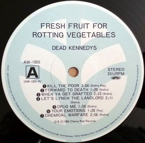 Dead Kennedys = デッド ケネディーズ* : Fresh Fruit For Rotting Vegetables = 暗殺 (LP, Album)