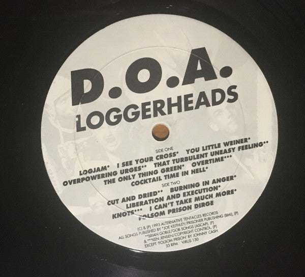 D.O.A. (2) : Loggerheads (LP)