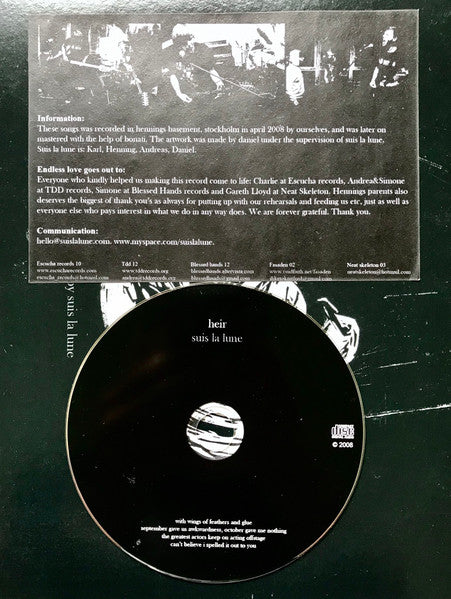 Suis La Lune : Heir (EP + 10" + CD)