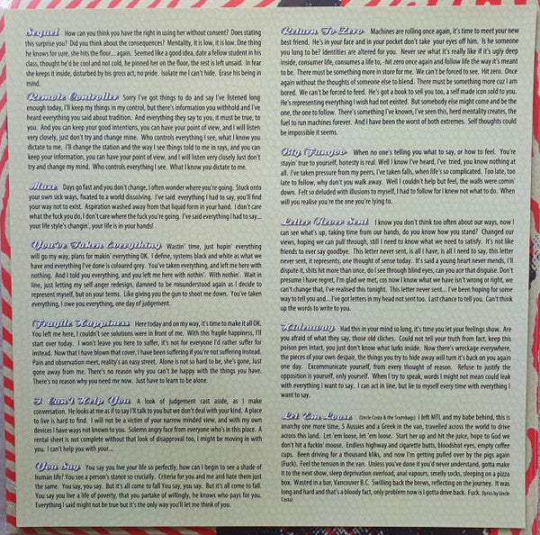 Bodyjar : No Touch Red (LP, Album, RE, Red)