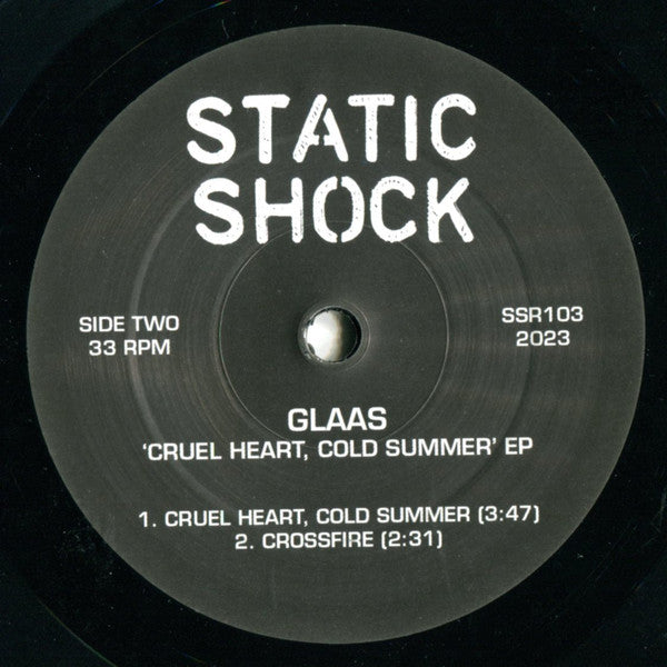 Glaas : Cruel Heart, Cold Summer (7", EP, Ltd)