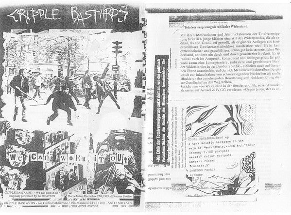 Various : Mit Mir Ist Nicht Zu Rechnen (7", EP, Comp)