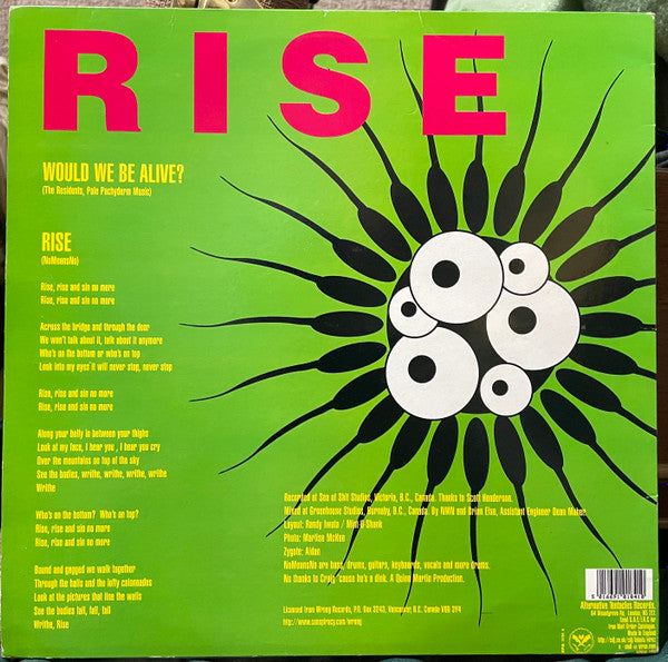 Nomeansno : Would We Be Alive? (12")