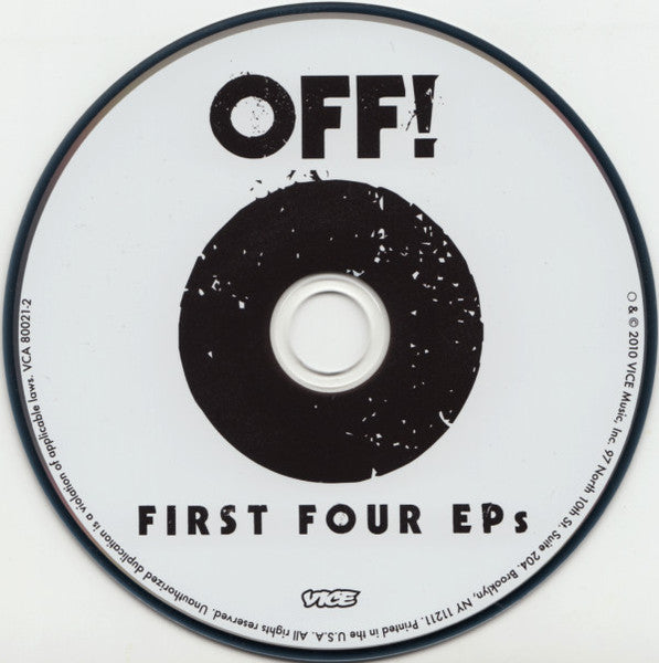 OFF! : First Four EPs (CD, Album)