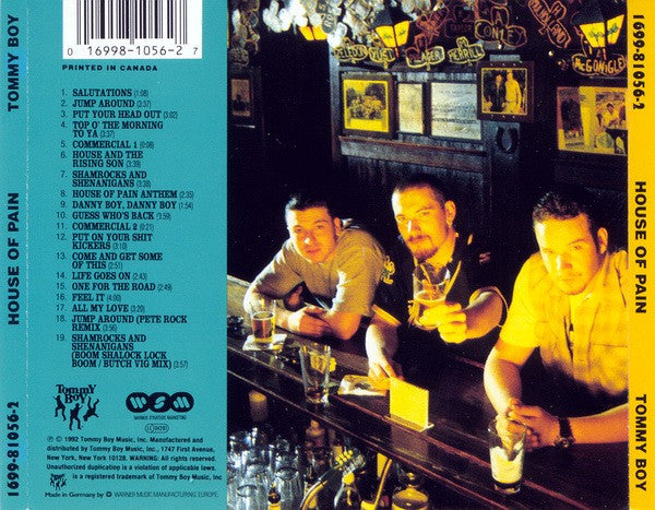 House Of Pain : House Of Pain (Fine Malt Lyrics) (CD, Album, RE)