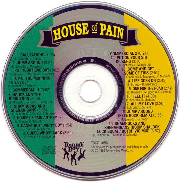 House Of Pain : House Of Pain (Fine Malt Lyrics) (CD, Album, RE)