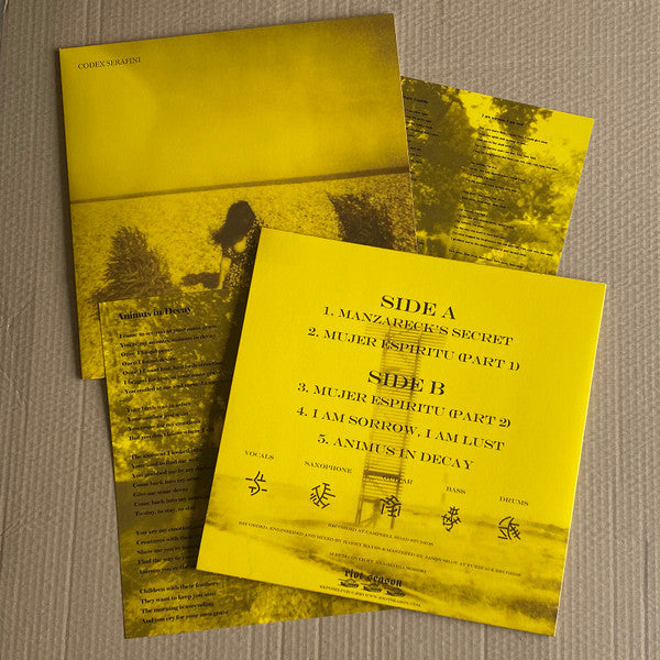 Codex Serafini : The Imprecation Of Anima (LP, Ltd)