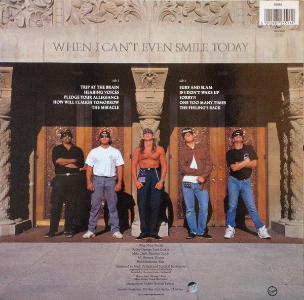 Suicidal Tendencies : How Will I Laugh Tomorrow... When I Can't Even Smile Today (LP, Album)