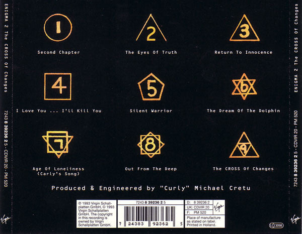 Enigma : The Cross Of Changes (CD, Album, EMI)