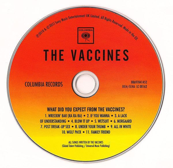 The Vaccines : What Did You Expect From The Vaccines? (CD, Album)
