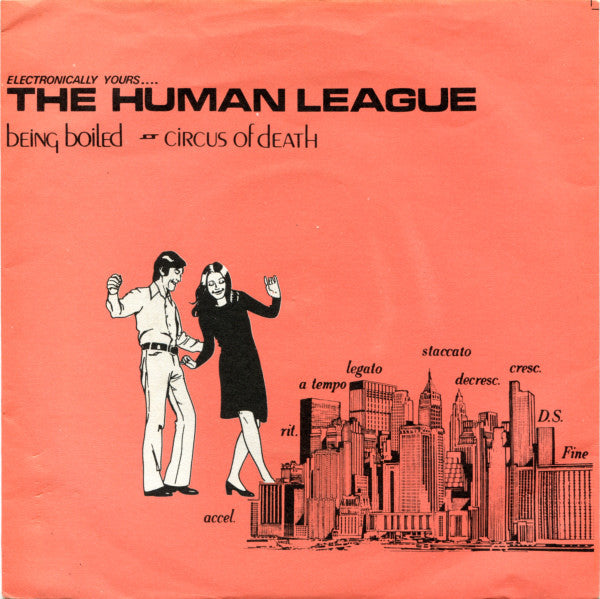 The Human League : Being Boiled / Circus Of Death (7", Single, Mono)