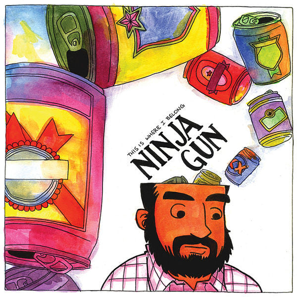 Ninja Gun / Whiskey & Co. : Under The Influence Vol. 2 (7", Ltd, Blu)