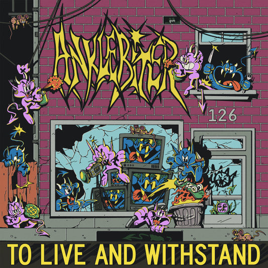 Anklebiter (3) : To Live and Withstand (7", EP, Ltd, Tri)