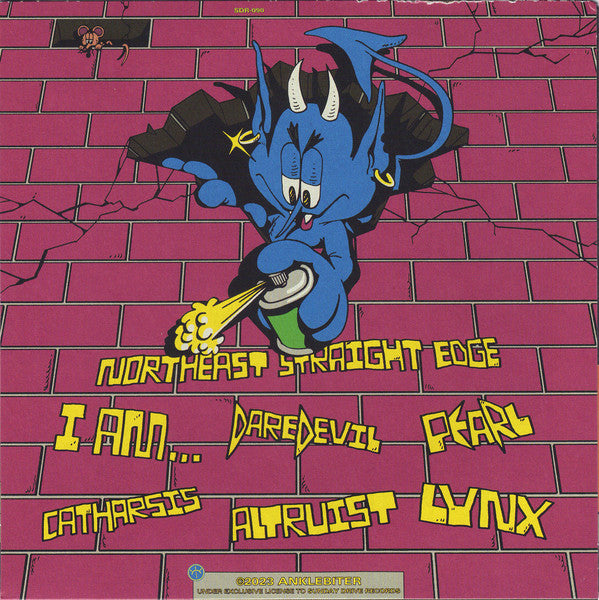 Anklebiter (3) : To Live and Withstand (7", EP, Ltd, Tri)