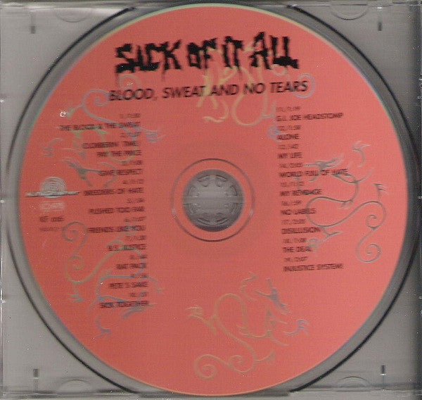 Sick Of It All : Blood, Sweat And No Tears (CD, Album, RE)