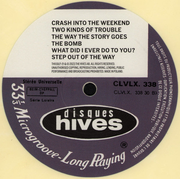 The Hives : The Death Of Randy Fitzsimmons (LP, Album, Ltd, Cre)