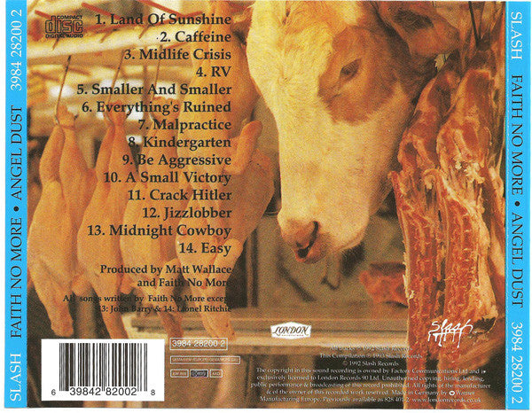 Faith No More : Angel Dust (CD, Album, RE)