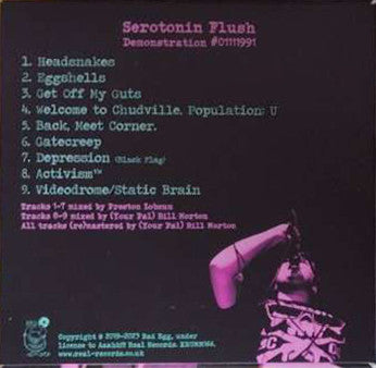 Bad Egg : Serotonin Flush (Demonstration #01111991) (CDr, Album, Ltd)