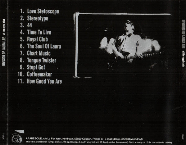 Division Of Laura Lee : At The Royal Club (CD, Comp)