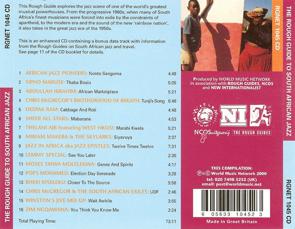 Various : The Rough Guide To South African Jazz (CD, Comp, Enh)