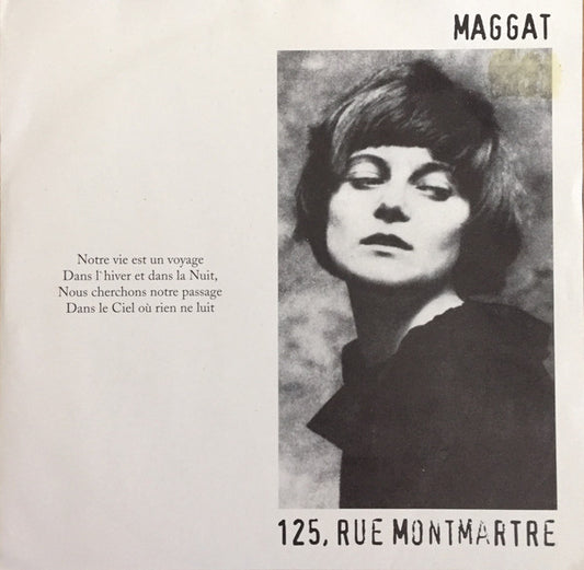 Maggat / 125, Rue Montmartre : Maggat / 125, Rue Montmartre (7")