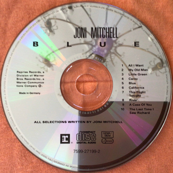 Joni Mitchell : Blue (CD, Album, RE)