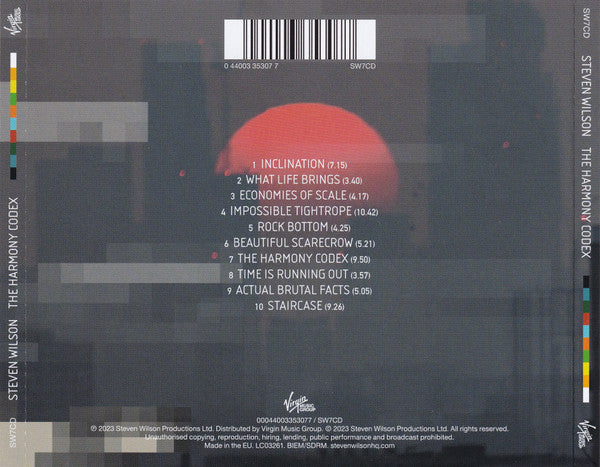 Steven Wilson : The Harmony Codex (CD, Album)
