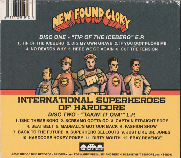 New Found Glory / International Superheroes Of Hardcore : Tip Of The Iceberg / Takin' It Ova' (CD, EP + CD, MiniAlbum)