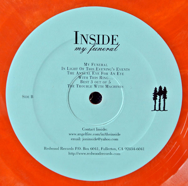 Inside (9) : My Funeral (LP, Album, Ltd, Ora)