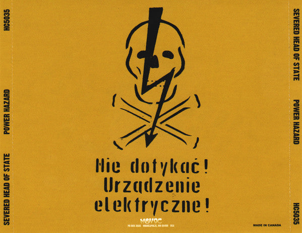 Severed Head Of State : Power Hazard E.P. (CD, EP)