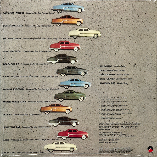 The Cars : Greatest Hits (LP, Comp, Ltd, RE, RM, Red)
