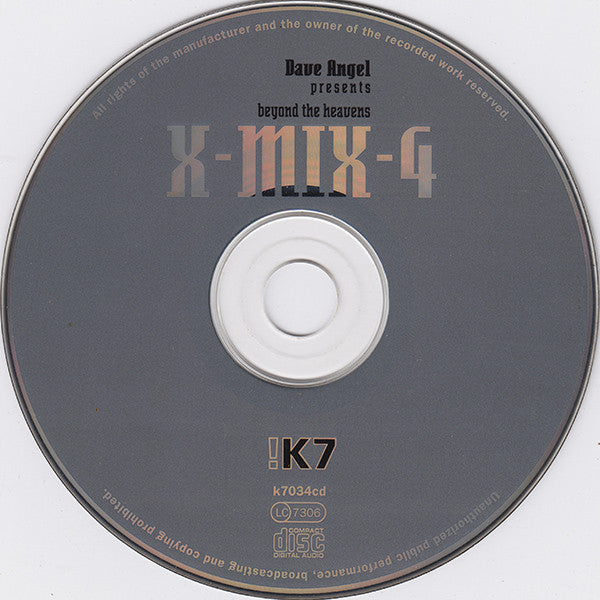 Dave Angel : X-Mix-4 (Beyond The Heavens) (CD, Comp, Mixed)