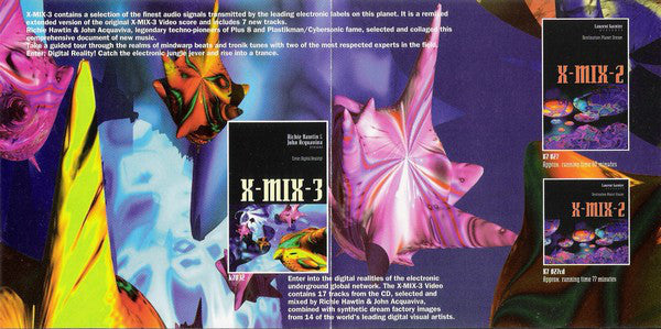 Richie Hawtin & John Acquaviva : X-Mix-3 (Enter: Digital Reality!) (CD, Mixed)