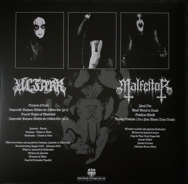 Úlfarr, Malfeitor (8) : Úlfarr / Malfeitor (LP, Album)