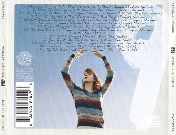 Taylor Swift : 1989 (Taylor's Version) (CD, Album, Dlx, S/Edition, Sun)