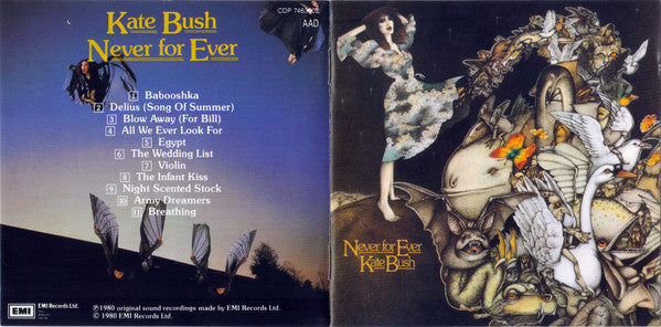 Kate Bush : Never For Ever (CD, Album, RE)
