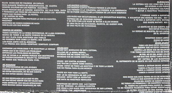 Los Crudos : La Rabia Nubla Nuestros Ojos... (7", Red)