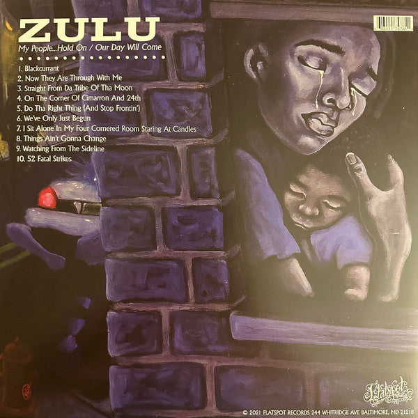 Zulu (39) : My People... Hold On / Our Day Will Come (LP, S/Sided, Comp, RP, Tra)