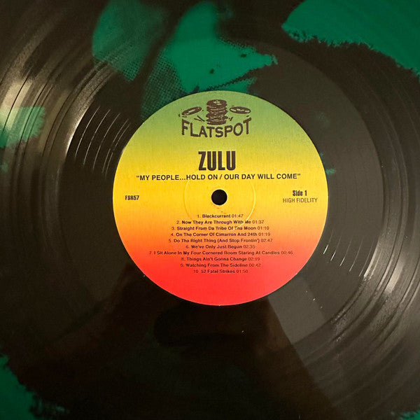 Zulu (39) : My People... Hold On / Our Day Will Come (LP, S/Sided, Comp, RP, Tra)