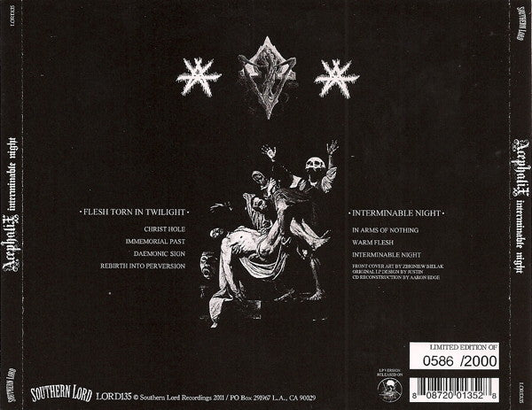 Acephalix : Interminable Night (CD, Comp, Ltd, Num)