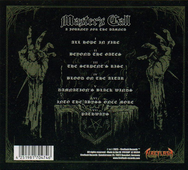 Master's Call : A Journey For The Damned (CD, Album, Dig)