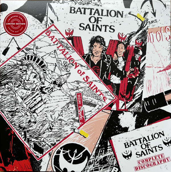 Battalion Of Saints : Complete Discography (LP, Red + LP, Whi + LP, Blu + Comp, Ltd, RE)