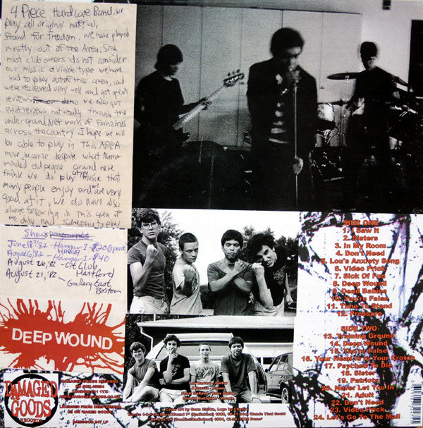 Deep Wound : Deep Wound (LP, Comp, Bla)