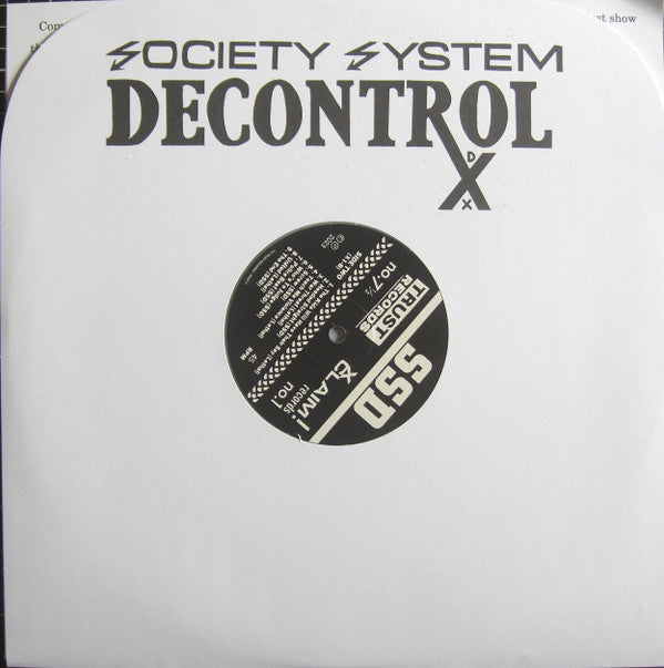 SS Decontrol* : The Kids Will Have Their Say (12", Album, Ltd, RE, RM, RP, Gre)
