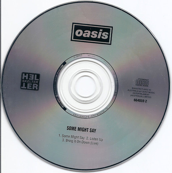 Oasis (2) : Some Might Say (CD, Single, Car)