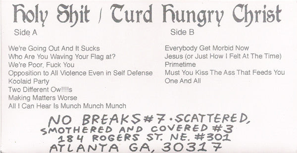 Holy Shit* / Turd Hungry Christ : You Are What You Eat (7")