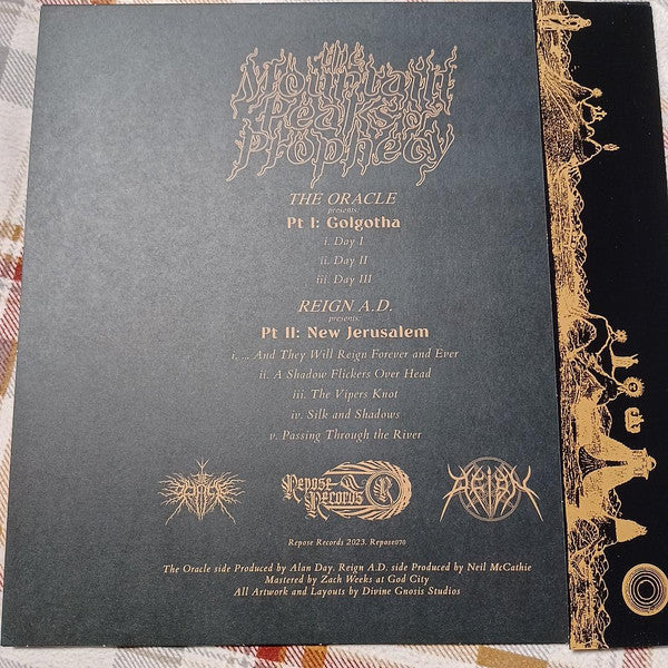 The Oracle (10) & Reign A.D.* : The Mountain Peaks Of Prophecy (LP, Album, Ltd)